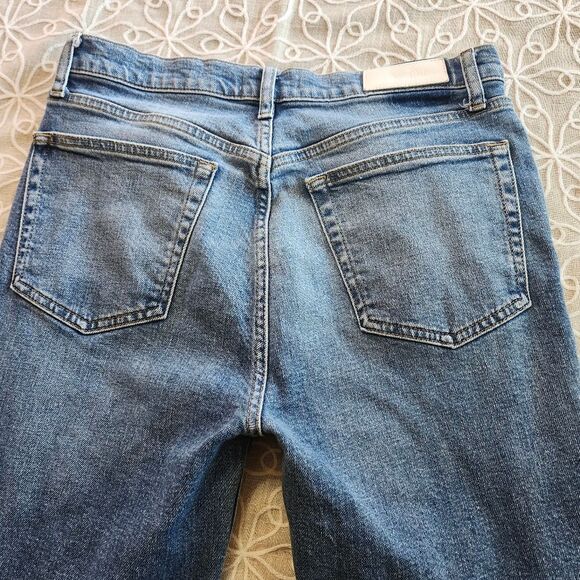 RE/DONE 90"s High Rise Ankle Crop Jeans Size 30 - Picture 5 of 16